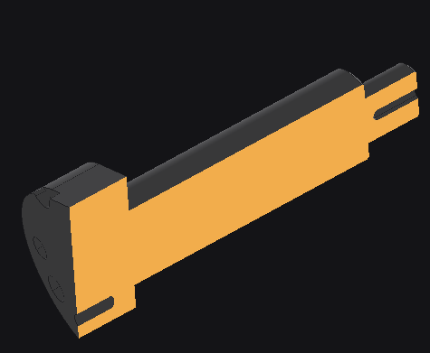 StepGeomCheckerの断面図表示例